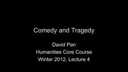 Faust’s Tragedy - Humanities Core course