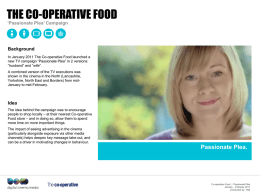 The co-operative food - Digital Cinema Media