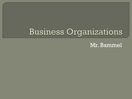 Business Organizations - Lake Travis ISD / Overview