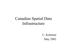 Canadian Spatial Data Infrastructure
