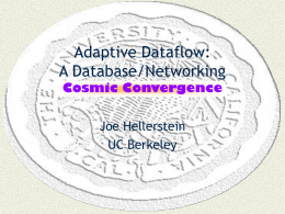 Database/Network Convergence