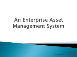 An Enterprise Asset Management System