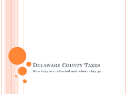 Delaware County Taxes - Muncie Public Library