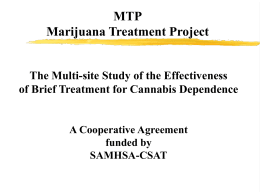 Marihuana Abuse Treatment Study