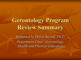 Program Review Summary