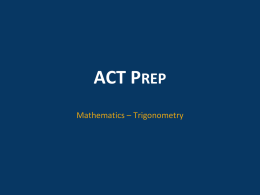 ACT Prep - Campbell County Schools