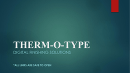 THERM-O-TYPE
