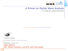 A Primer for Partial Wave Analysis in hadron spectroscopy