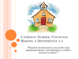 School Councils: Making a Difference