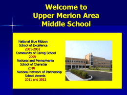 Elementary to Middle School Transition Meeting