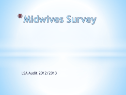 Midwives Survey - LSA West Midlands