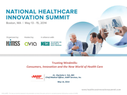Place Title Here - Healthcare Innovation Summit