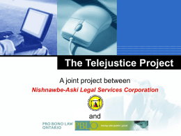 The Telejustice Project