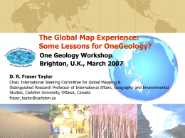 地 球 地 図 - OneGeology