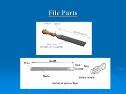 File Parts - Mechanics