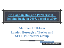 SE London Housing Partnership Update: Oct 2004