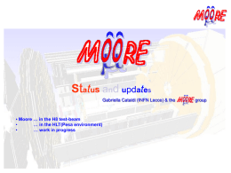 Moore per l'HLT/EF