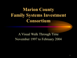 Marion County Family Systems Investment Consortium