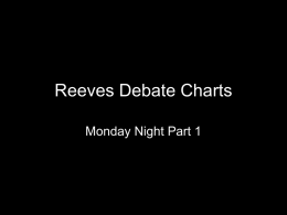 Reeves Debate Charts - Home Page | West 65th Street church