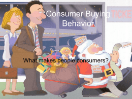 Consumer Buying Behavior - Cook's Classroom | …raising
