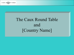 The Caux Round Table