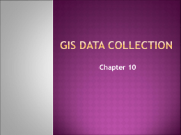 gis data collection Chapter 10