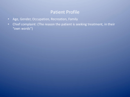 Patient Profile - Fearon Physical Therapy