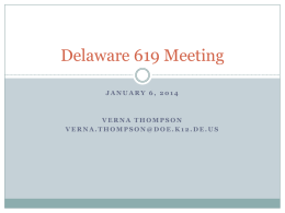 Delaware 619 Meeting