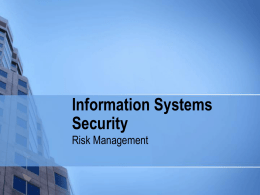 Information Systems Security