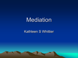 Mediation - SUNY Plattsburgh