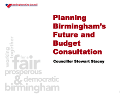 Budget Consultation 2014-15