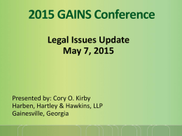 2015 GAINS Conference