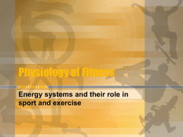 Physiology of Fitness
