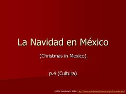 La Navidad en Mexico - Spanish Class Info-