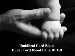 Dubai Cord Blood Bank DCBB - Dr. Orhan Karahodza | Trading
