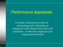 Performance Appraisals - Kansas State University
