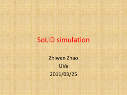 SoLID simulation