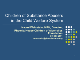 Children of Alcoholics and Chemically Dependent Parents