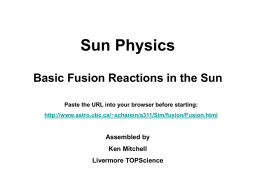 Sun Physics