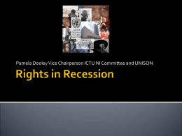 Rights in Recesssion - Irish Congress of Trade Unions