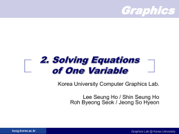 FOUNDATIONS - Korea University