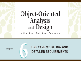 Use Case Modeling