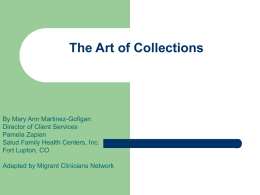 The Art of Collections - Migrant Clinicians Network