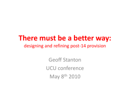 There must be a better way: designing and refining post