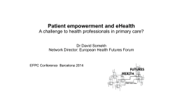 Patient empowerment A challenge to health professionals in