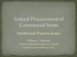 Commercial Item Procurement Reforms