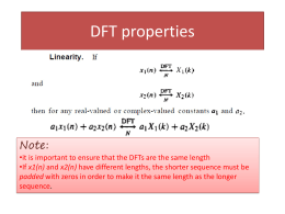 DFT properities - الجامعة التكنولوجية