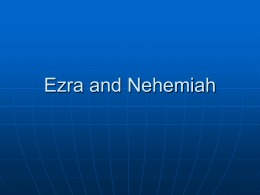 Ezra and Nehemiah - GodsCharacter.com