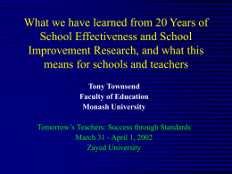 Tony Townsend - Zayed University