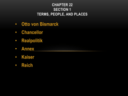 CHAPTER 7 Section 1 Terms, People, and Places